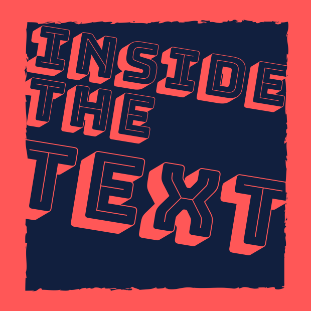 inside the text logo